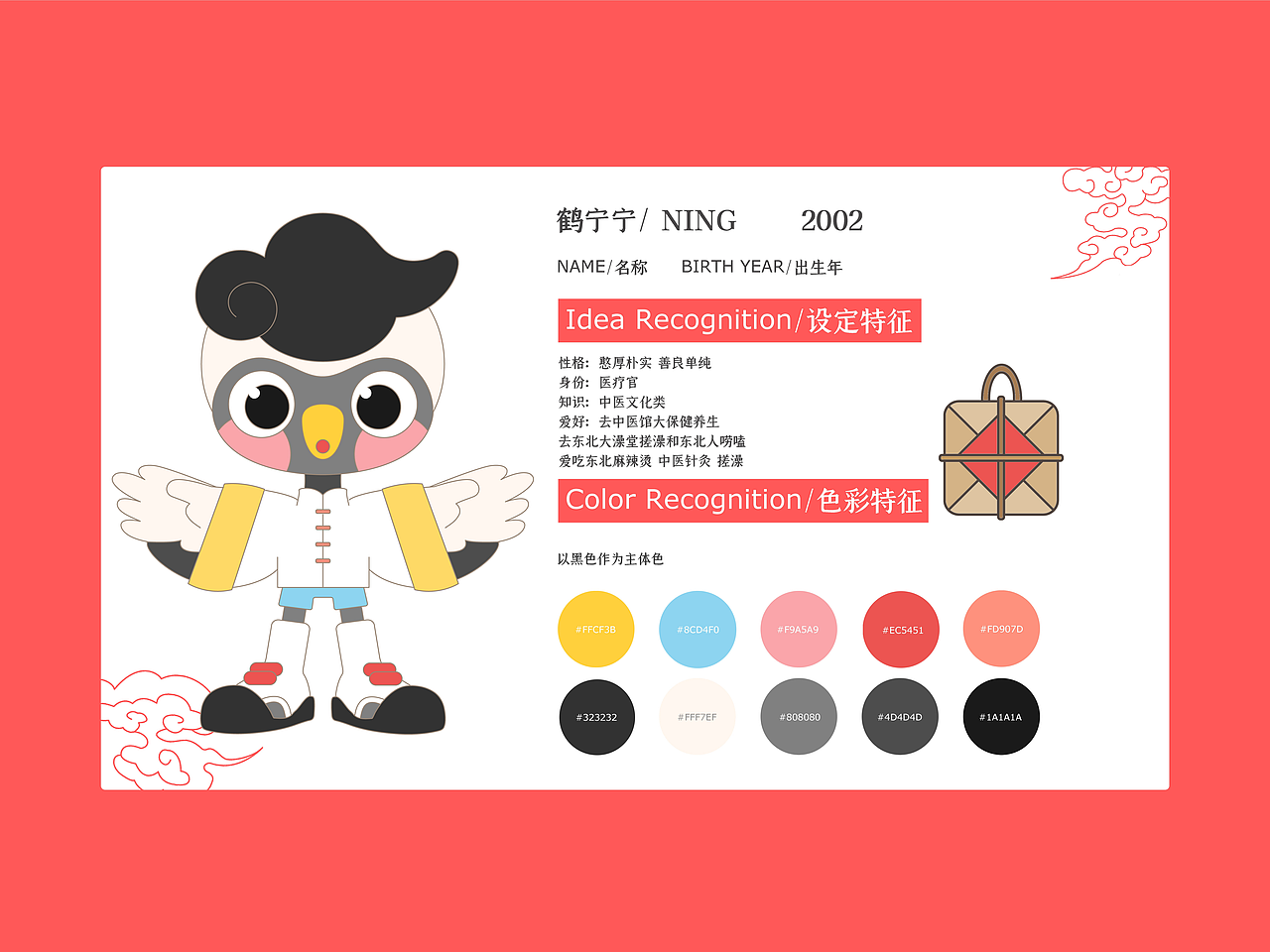 大一暑假作品/汉语桥20周年吉祥物ip参赛作品