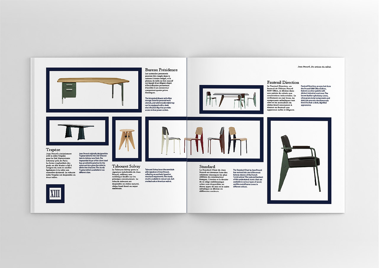 家具设计师jean prouve作品集排版设计