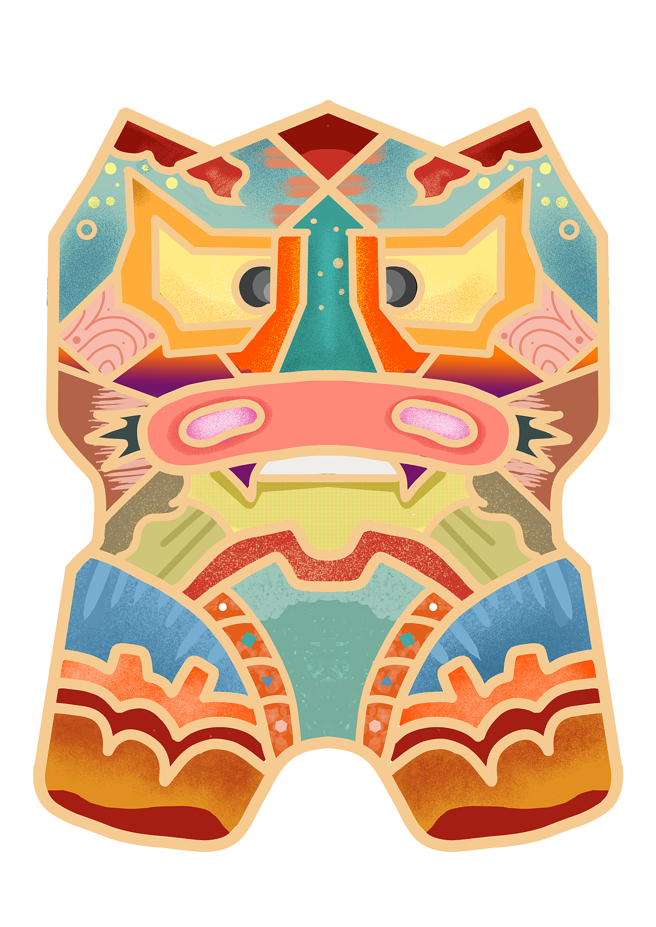 非物质文化遗产泥叫虎文创设计