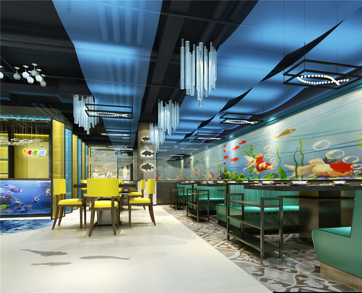 乐栈-主题餐吧|空间|室内设计|广州创联设计 - 原创作品 - 站酷 (ZCOOL)