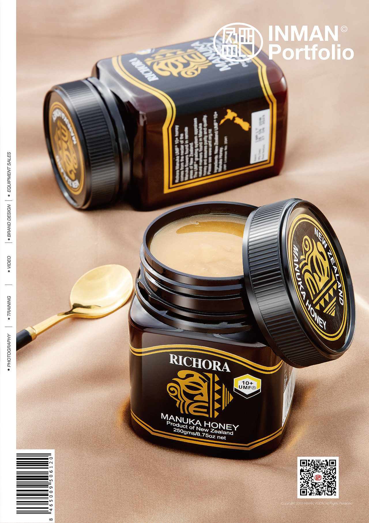 richora蜂蜜润喉糖牙膏拍摄