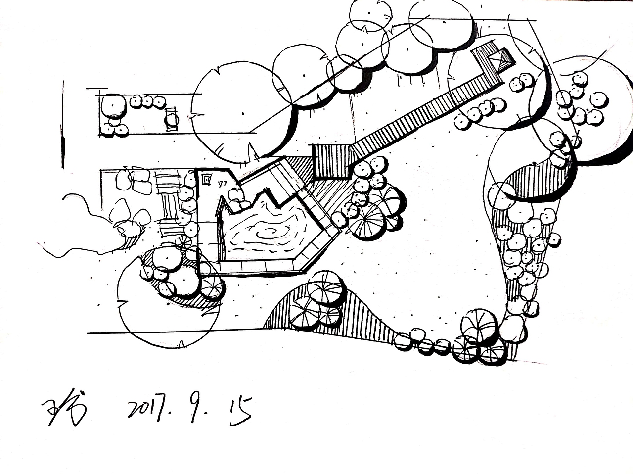 景观抄绘平面图节点图