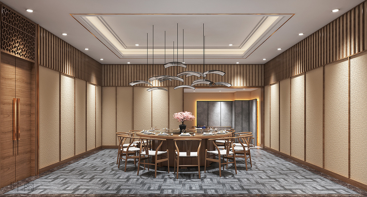 新中式餐厅-工装