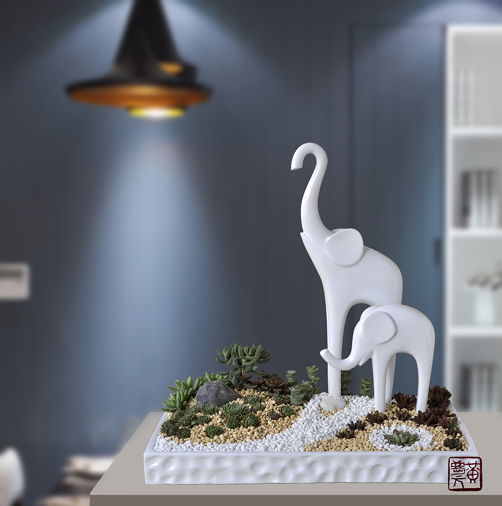 在客厅展示一下