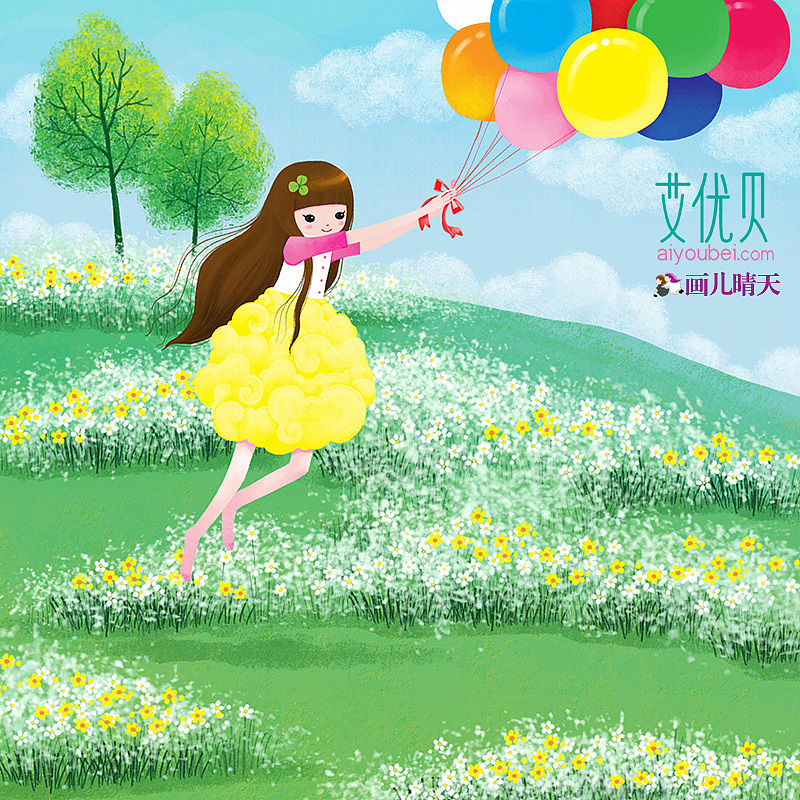 画儿晴天艾优贝唯美插画系列（图ZMTgxNzU4ODQ=） - 商业插画 - 站酷设计师画儿晴天原创素材 - 站酷ZCOOL