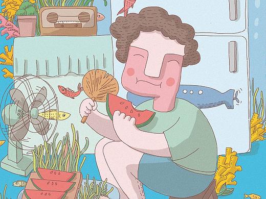 快乐七月——插图