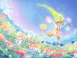 小说《理查王和六颗巧克力星星》配图