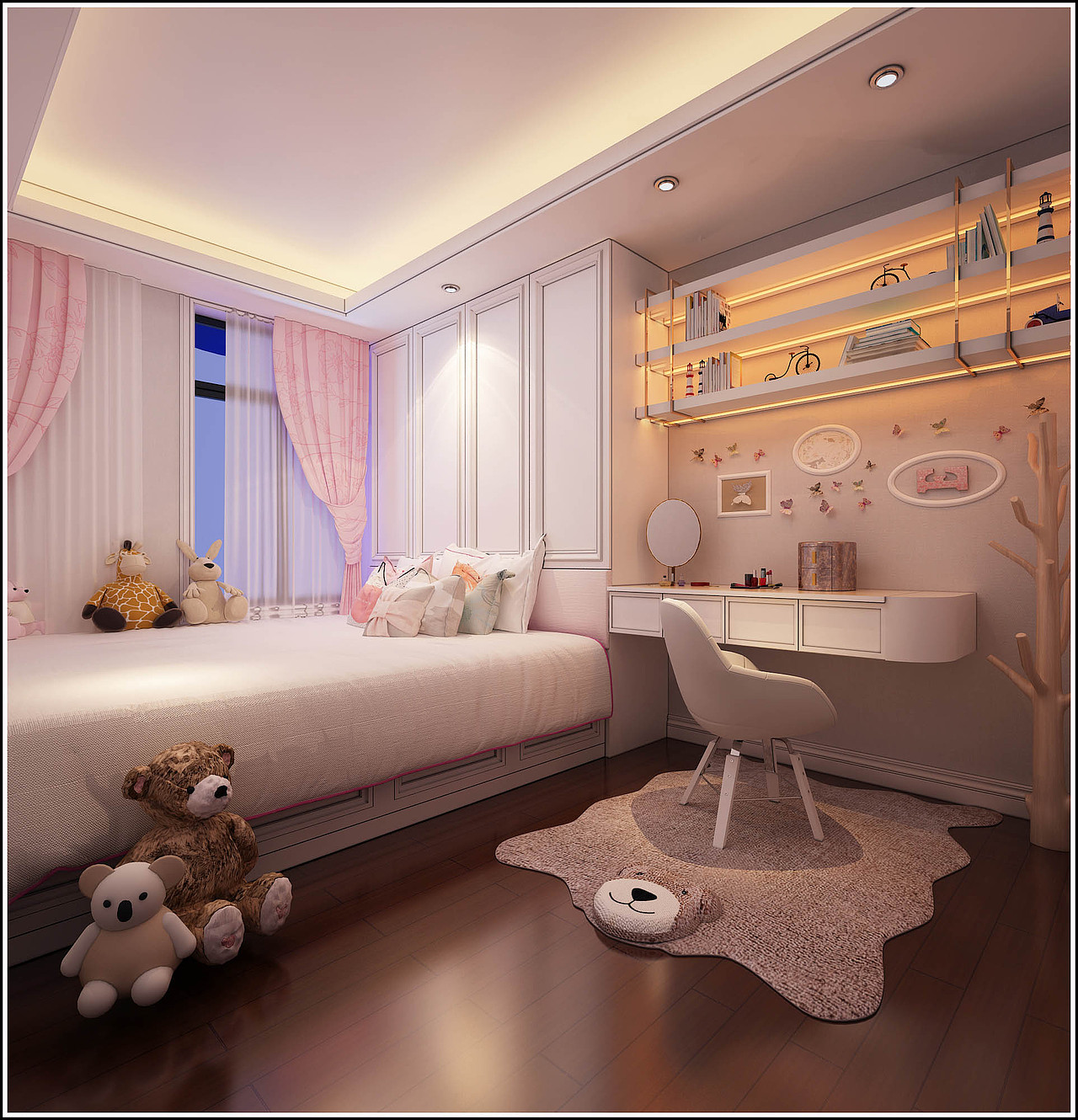 家有女儿初长成 10套公主房效果图