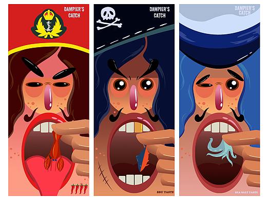 Dampier's catch  威廉丹彼尔--包装插图