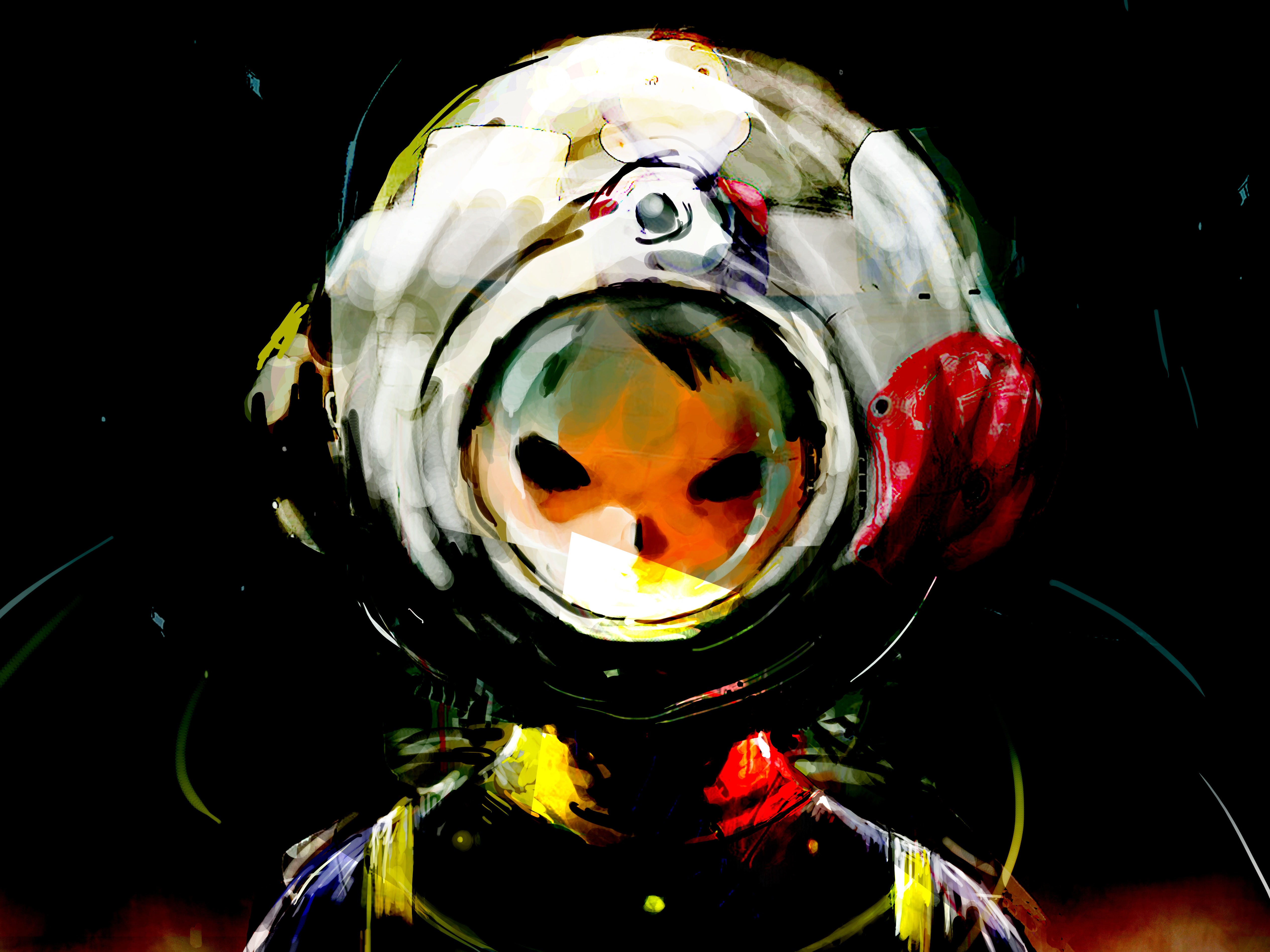 《来自深空》插画封面（一）