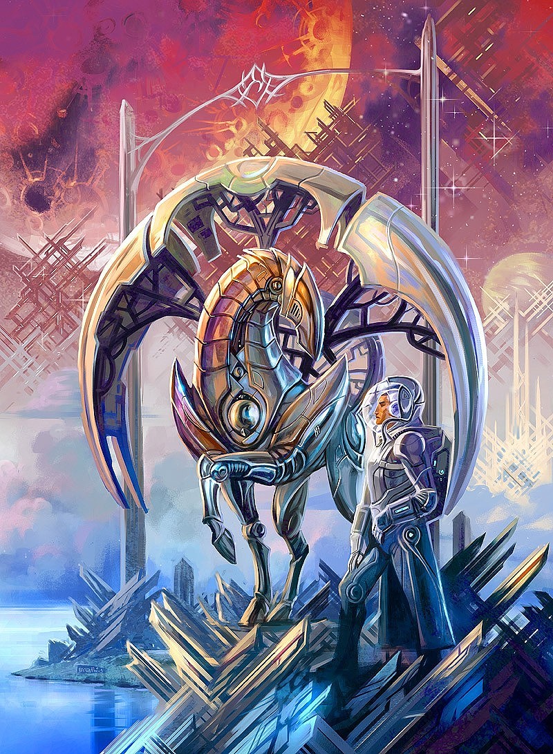 科幻世界杂志封面|插画|商业插画|breathing2004_原创作品-站酷zcool