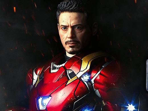 钢铁侠模型拍摄