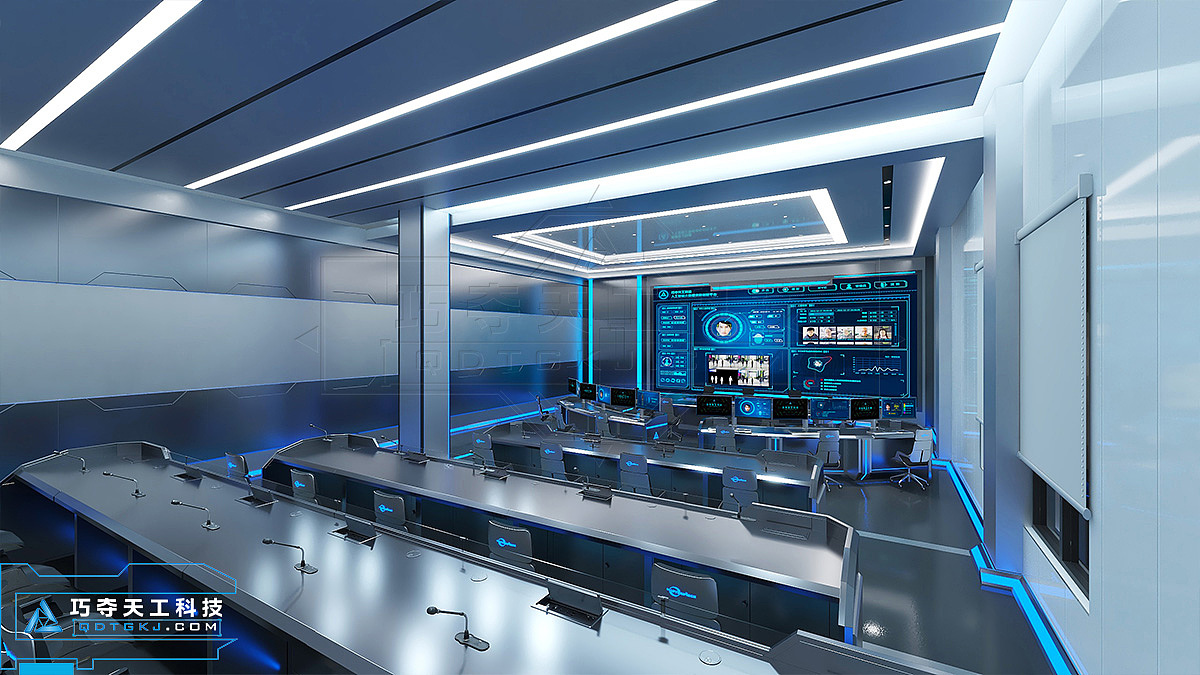 巧夺天工控制台如何打造太空科技风应急指挥中心