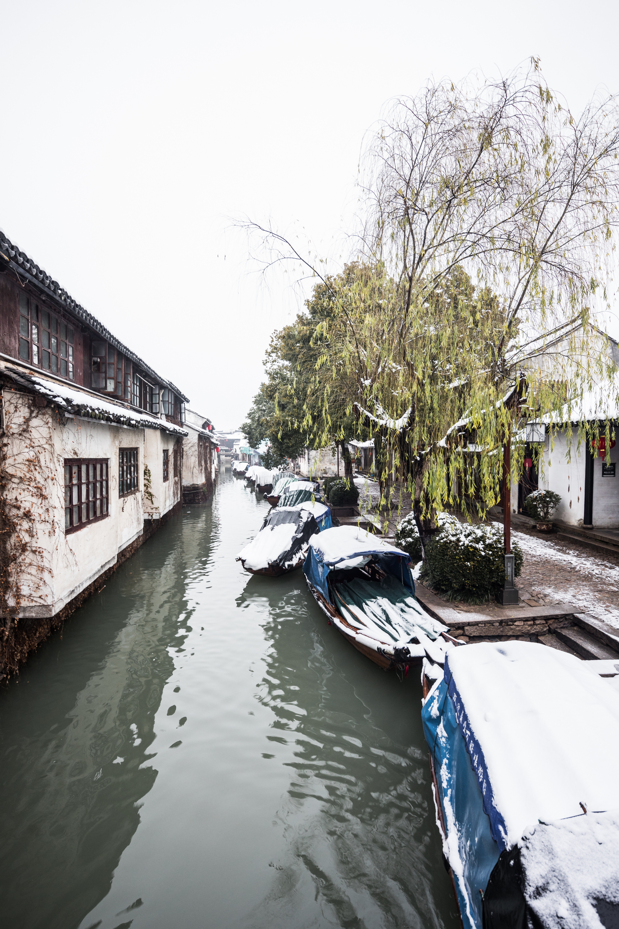 2018年周庄古镇雪景