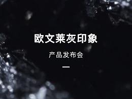 欧文莱灰印象产品发布会