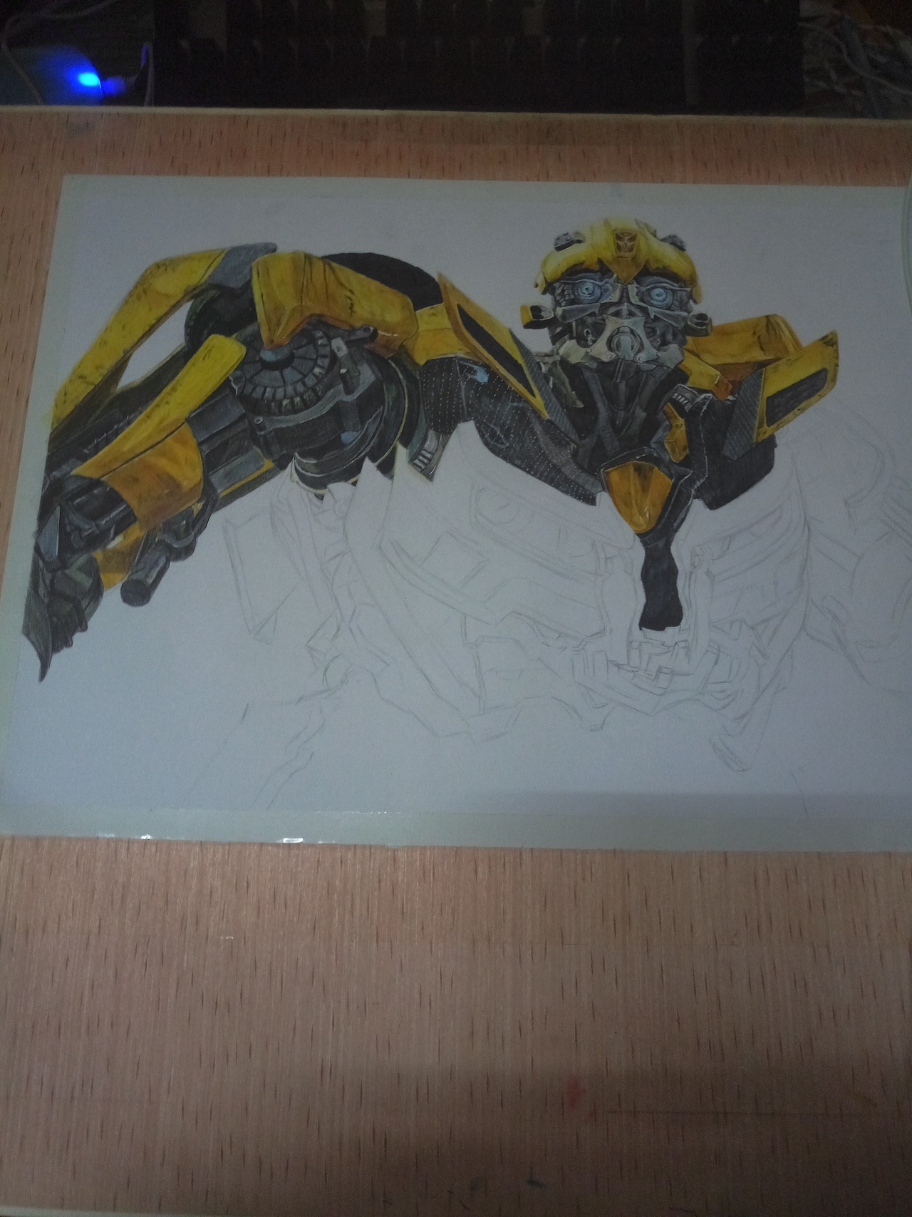 大黄蜂，，彩铅（图ZODMyMTYzOTI=） - 绘画 - 站酷设计师Chen72385原创素材 - 站酷ZCOOL