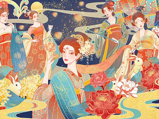 唐朝X中秋《唐月中秋》