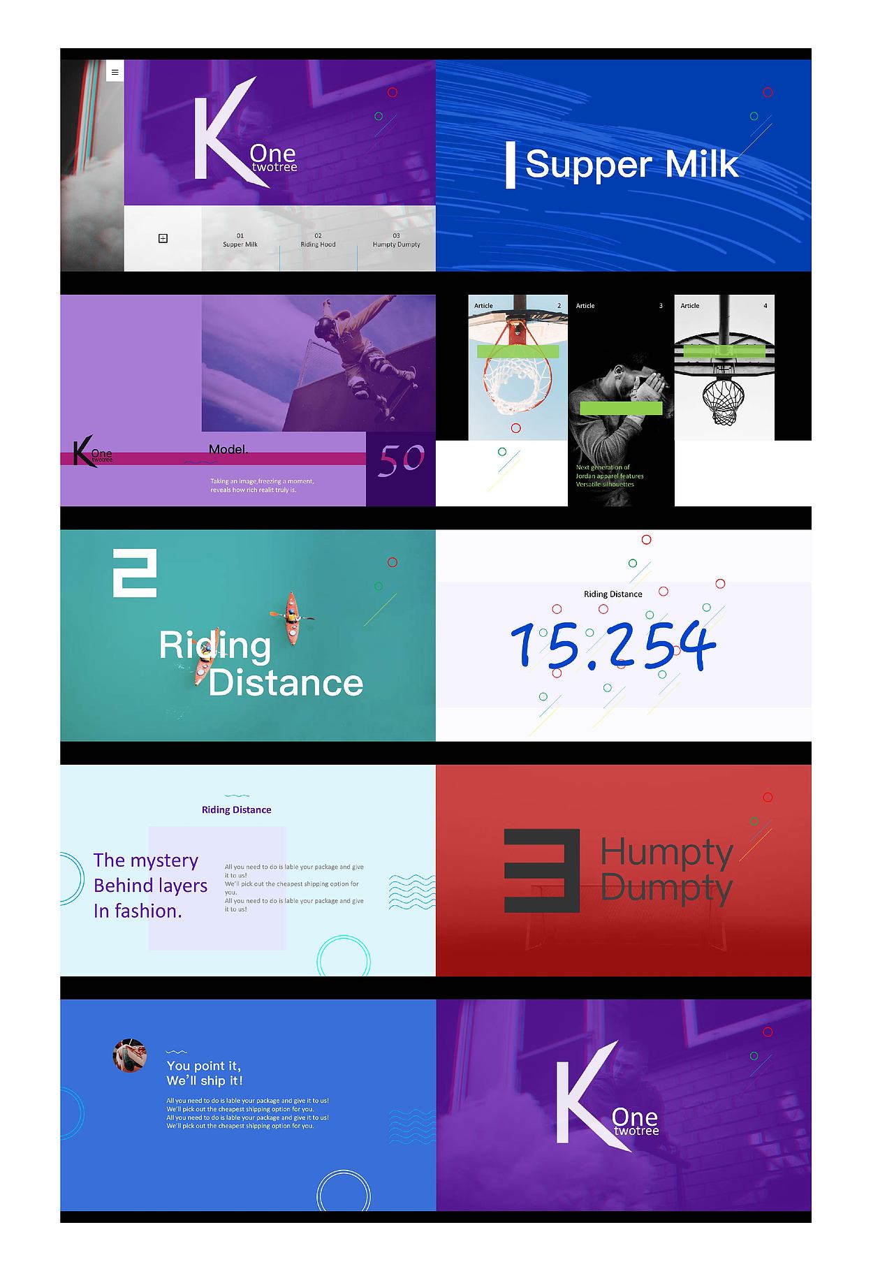创意彩色网页风格PowerPoint（图ZOTc0OTgxNTI=） - PPT/Keynote - 站酷设计师李小娇Zoe原创素材 - 站酷ZCOOL
