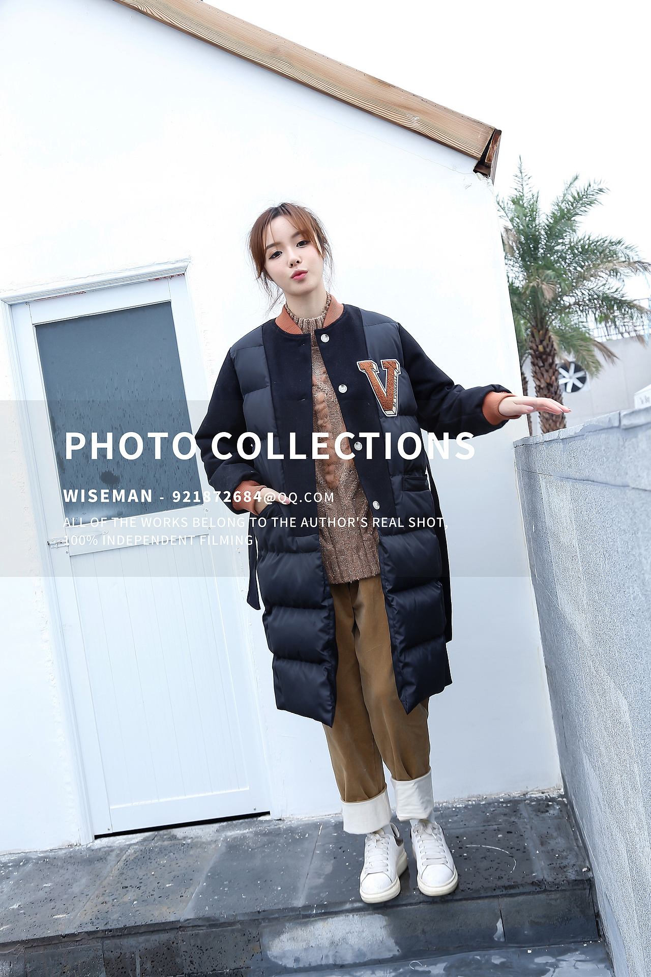 女装冬季拍摄 基地少许积水,请各位看官欣赏哈