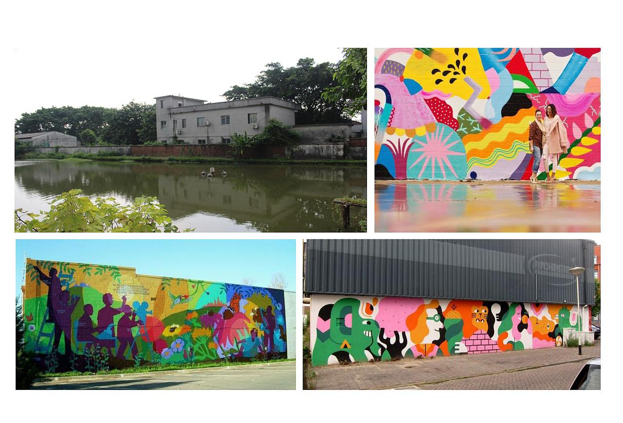 佛山市南海里水镇贤鲁岛墙绘建议方案