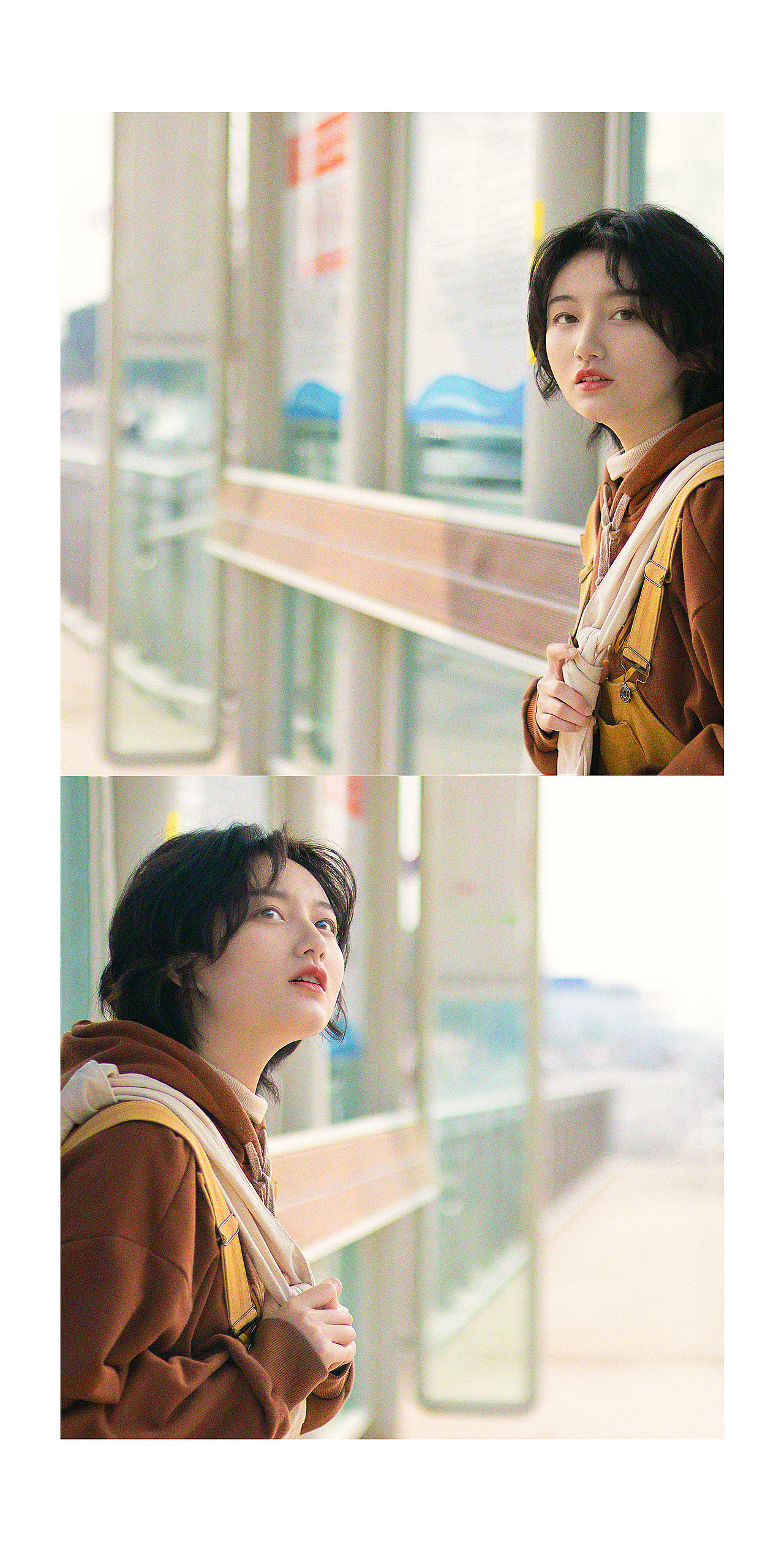 “你看，学校的银杏都落了”（图ZMTkzNDc0NzYw） - 人像摄影 - 站酷设计师如素素呀原创素材 - 站酷ZCOOL