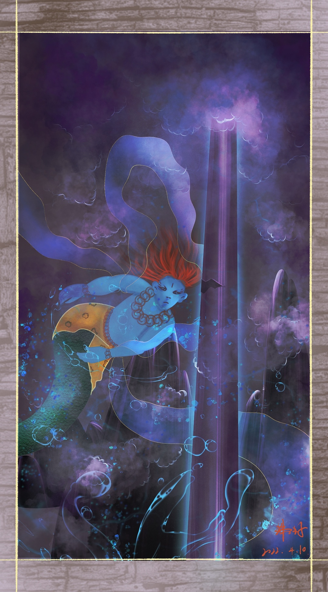 毕设作品中国古代神话系列《天上天下》