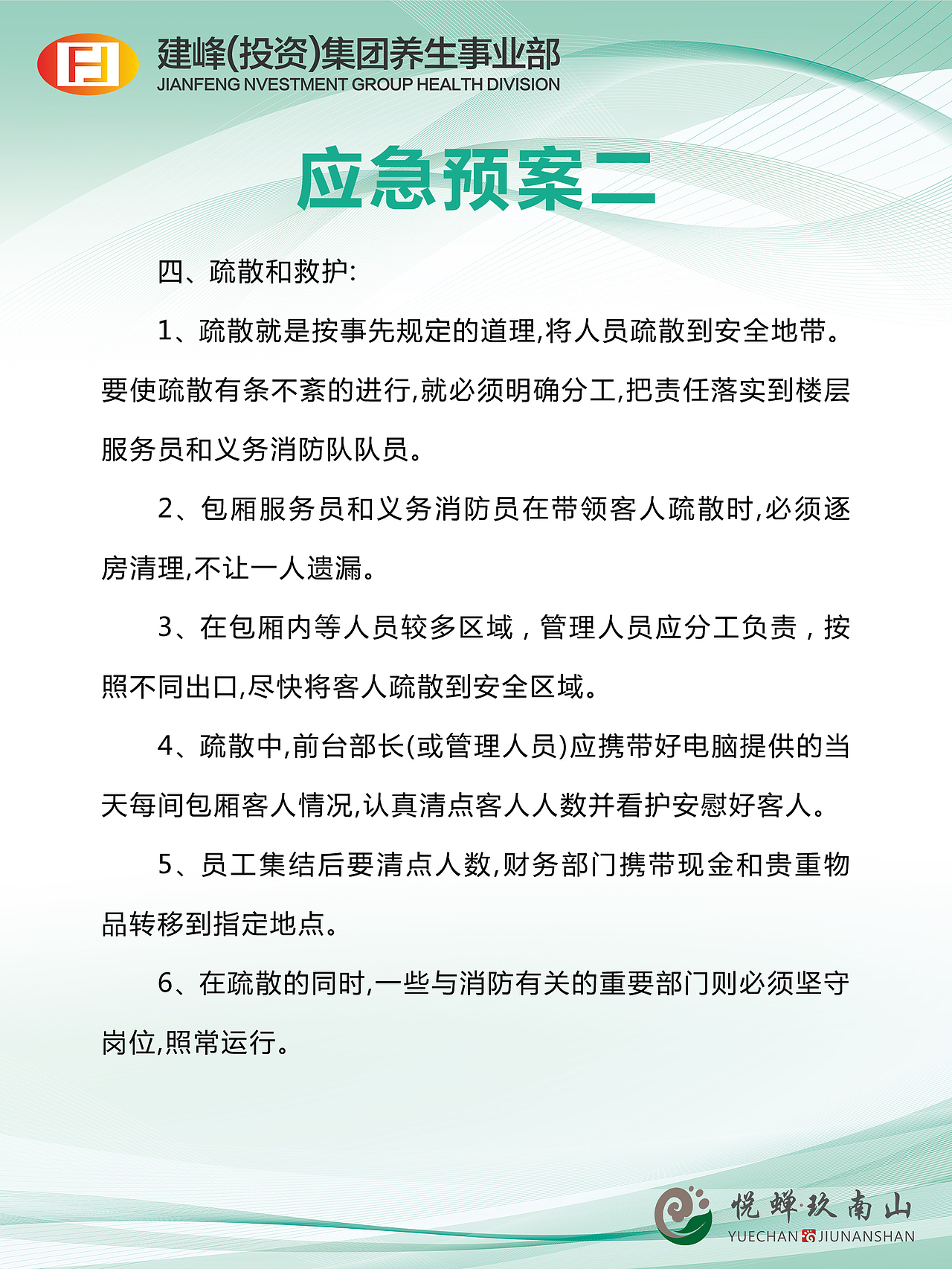 消防应急预案墙