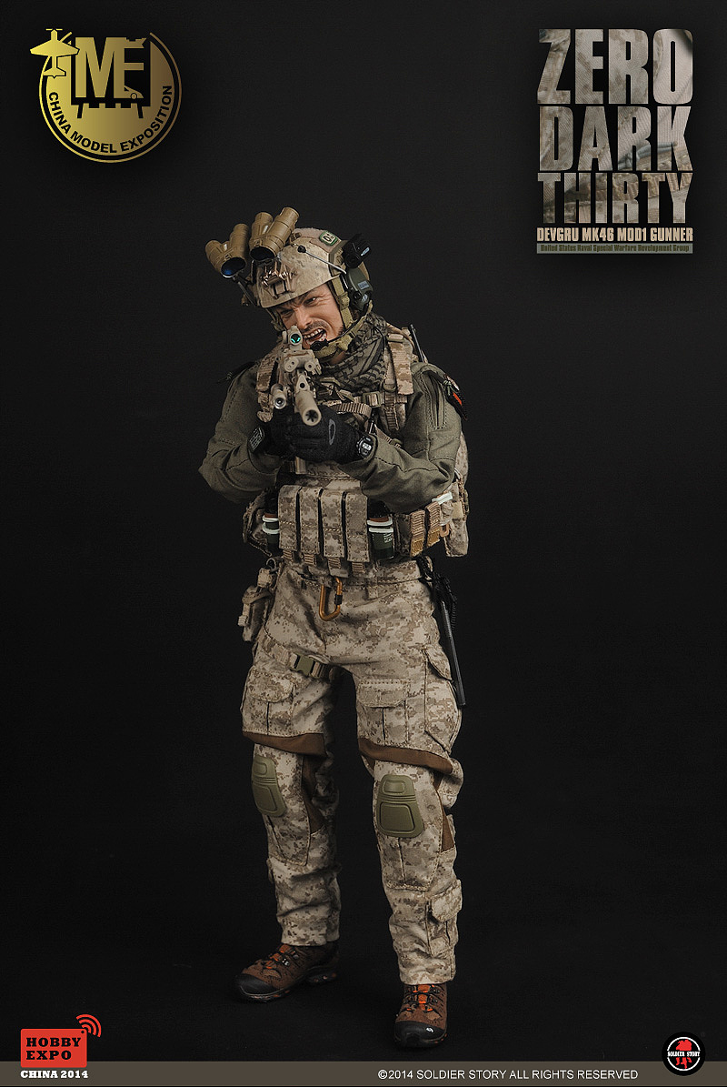 美军DEVGRU- MK46 MOD1机鎗手 -猎杀本拉登（图ZMTExMDE5MjQw） - 手办/模玩 - 站酷设计师SoldierStory原创素材 - 站酷ZCOOL