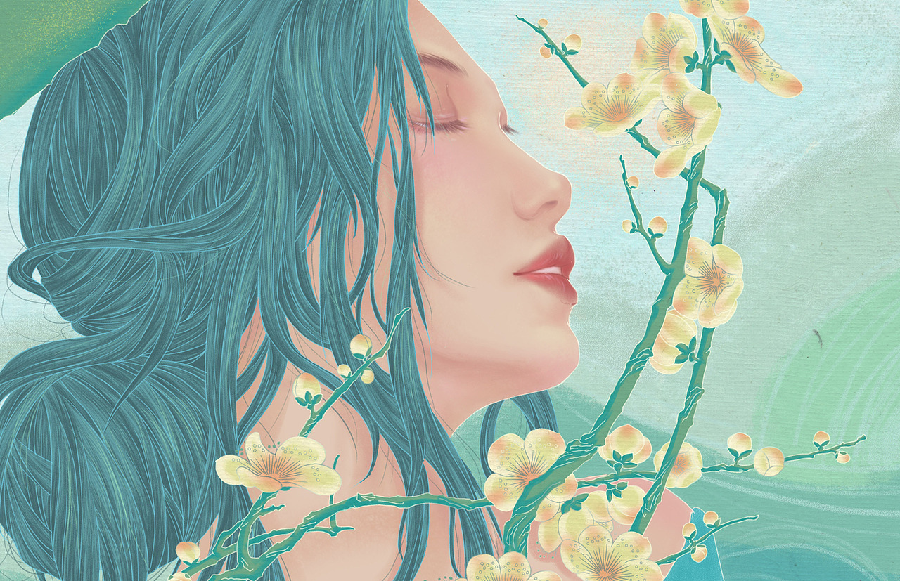 二十四节气插画设计（图ZMTY1ODIyOTIw） - 商业插画 - 站酷设计师柿子辣椒原创素材 - 站酷ZCOOL