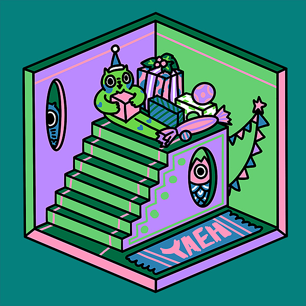 迟到的圣诞贺图 - 未建成的喵子公寓