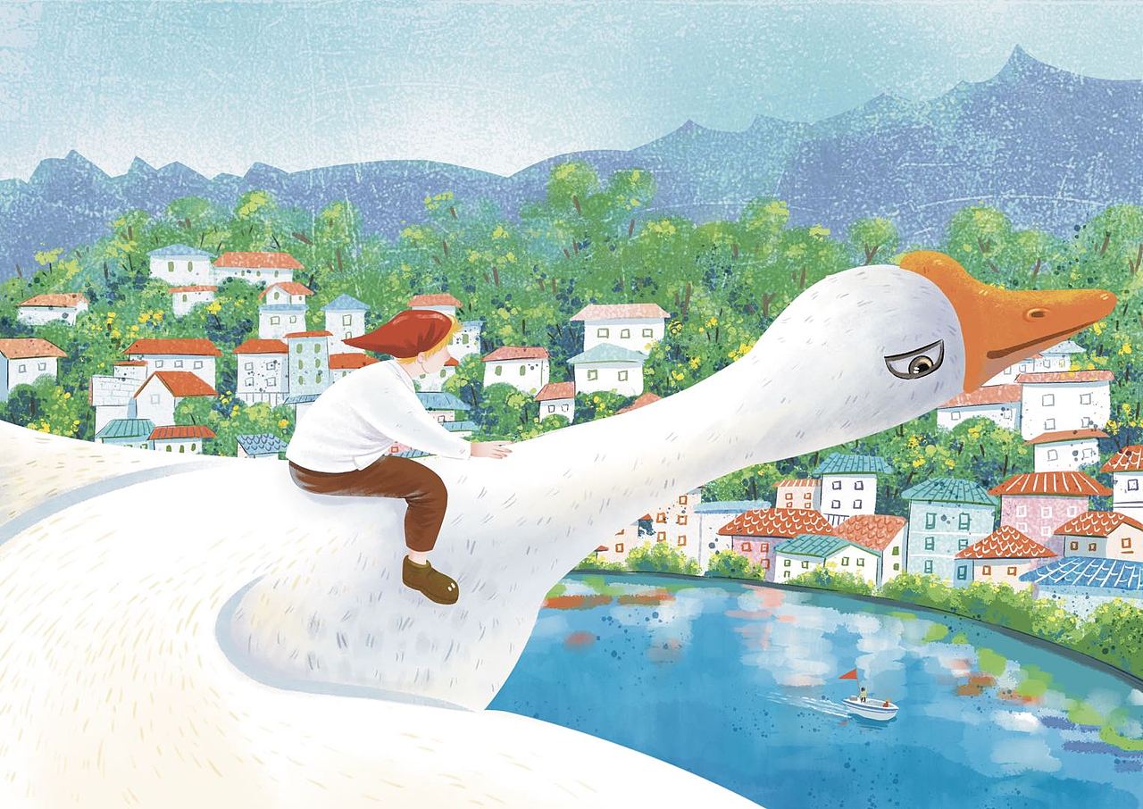 《尼尔斯骑鹅旅行记》插图