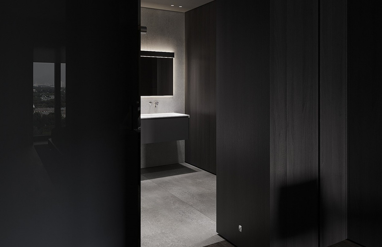 黑色系公寓设计 既沉稳又精致