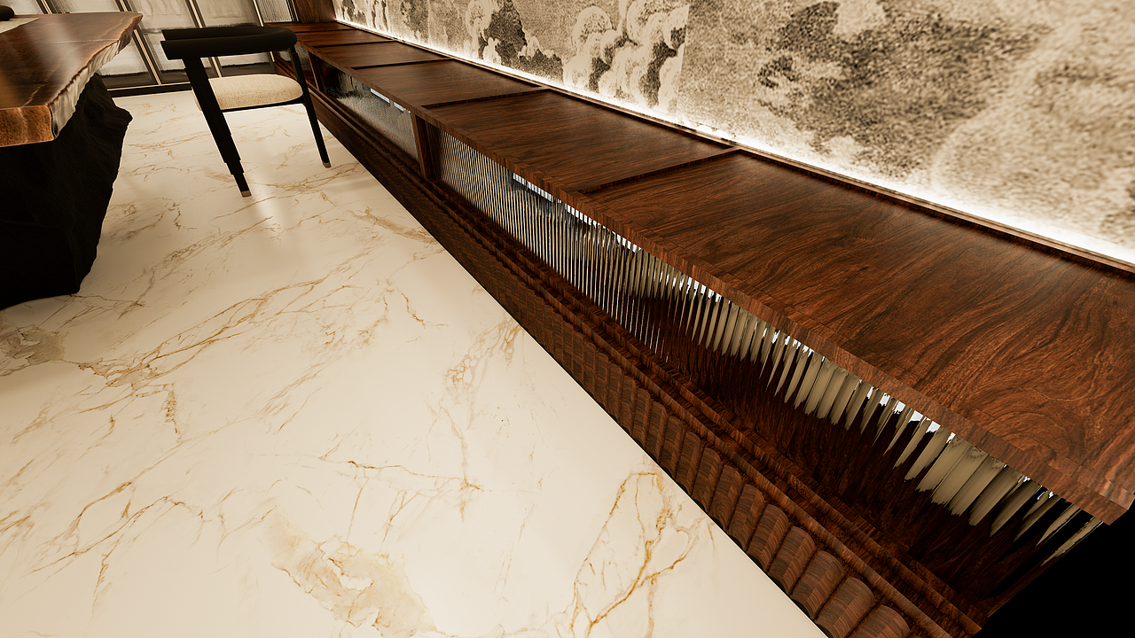 根据业主需求单独设计的置物箱