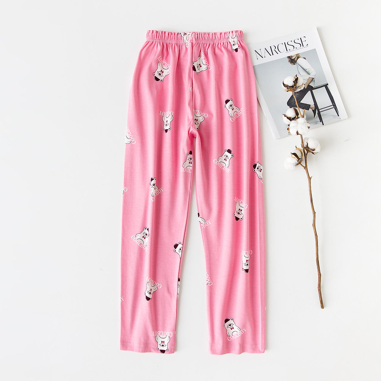 平铺拍摄 家居服裤子创意平铺拍摄 主图细节图