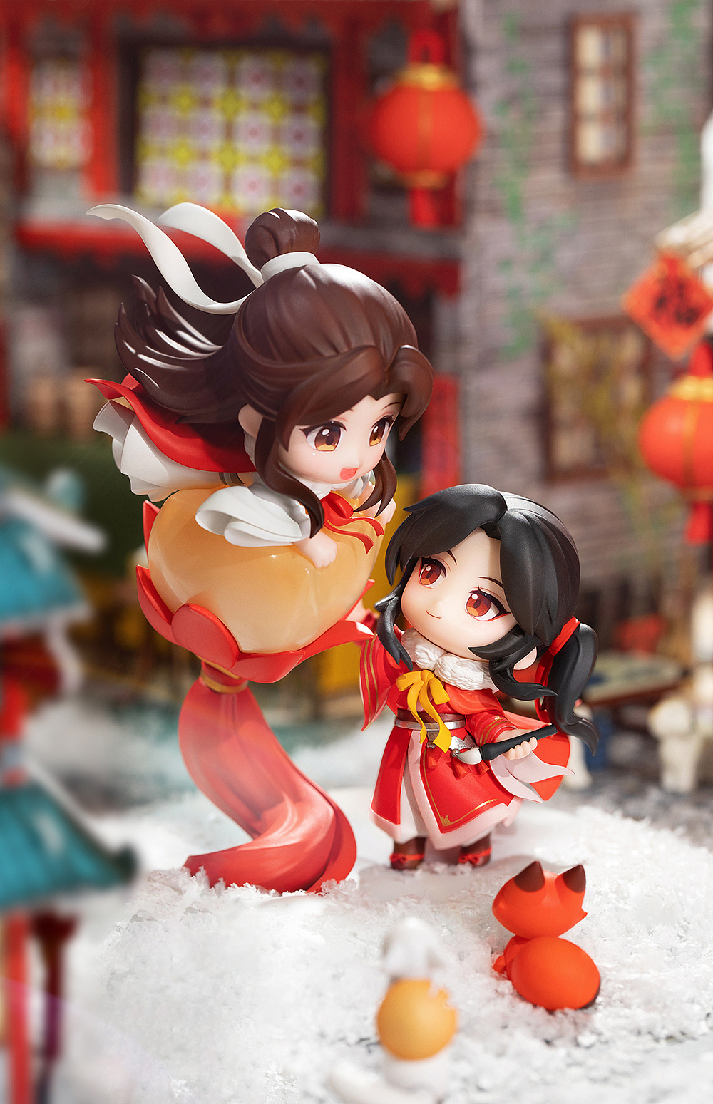 【天官赐福】千灯映阙 谢怜 花城 q版手办|摄影|产品摄影|大金毛爱