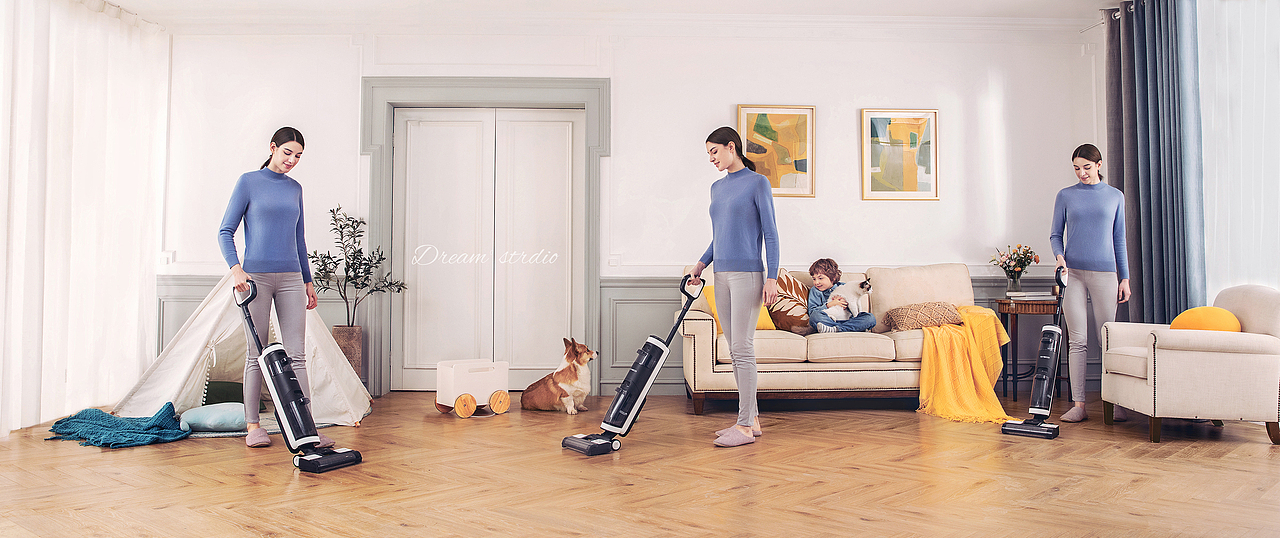 小家电吸尘器摄影案例