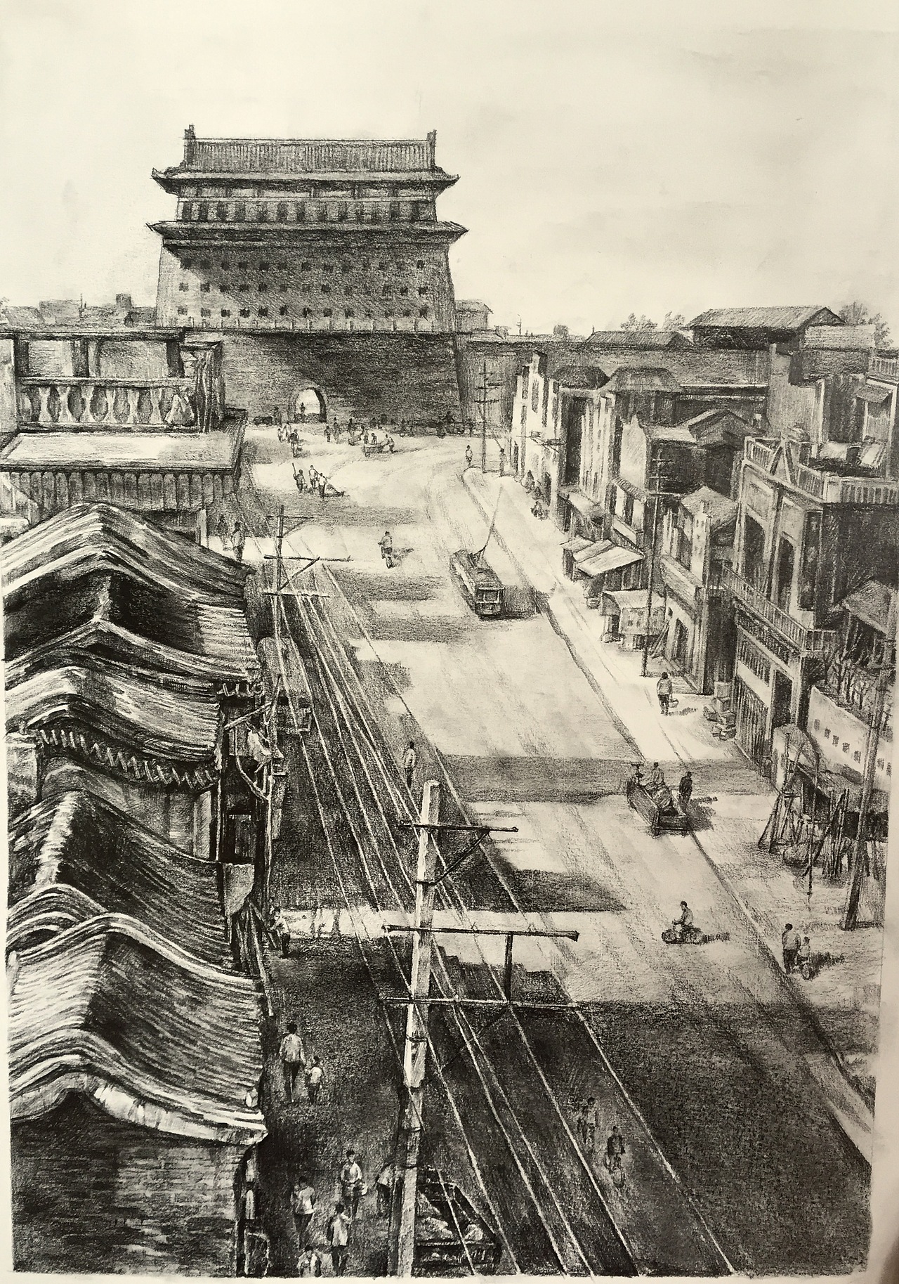 图书插画老北京