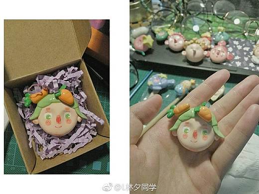 黏土胸章来一发~