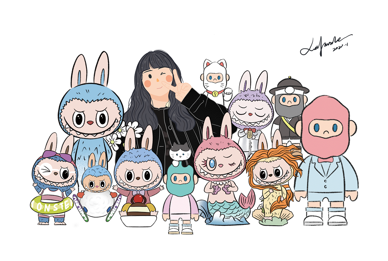 盲盒labubu&bob（图ZMjgyNTY2Mjg4） - 概念设定 - 站酷设计师Pick_君原创素材 - 站酷ZCOOL