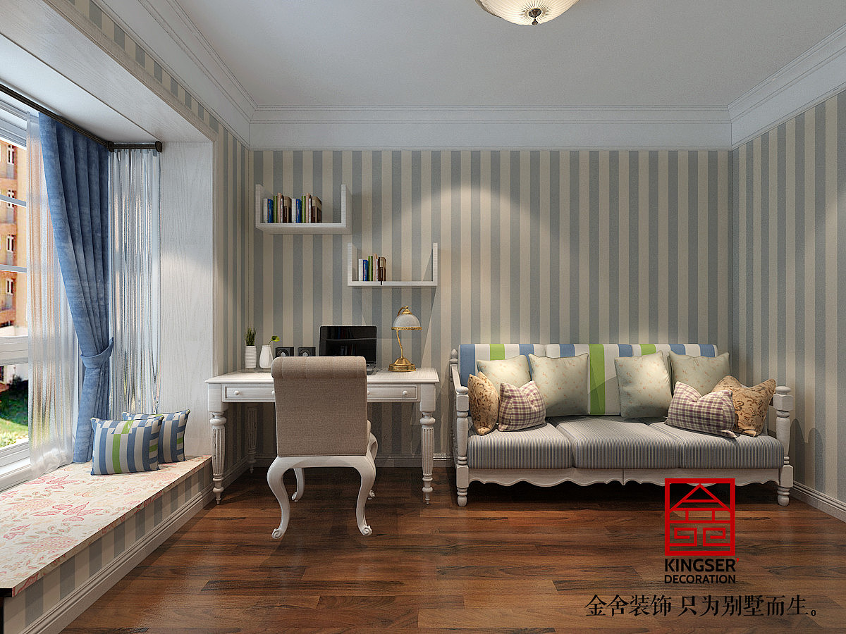 金舍装饰—阿尔卡迪亚荣盛城美式怎么装？