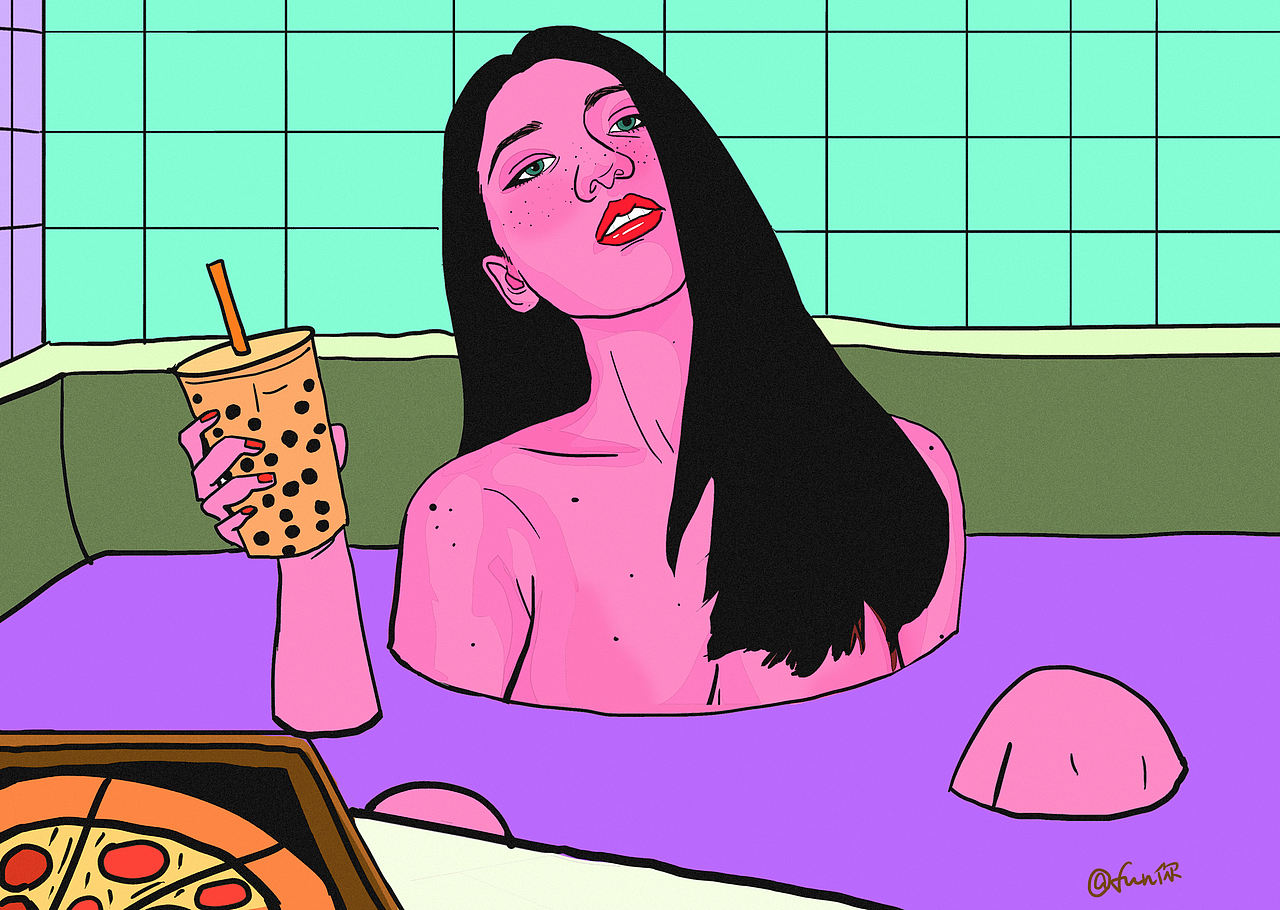 星座与月光（图ZOTkyNTU2MTY=） - 商业插画 - 站酷设计师fun你原创素材 - 站酷ZCOOL