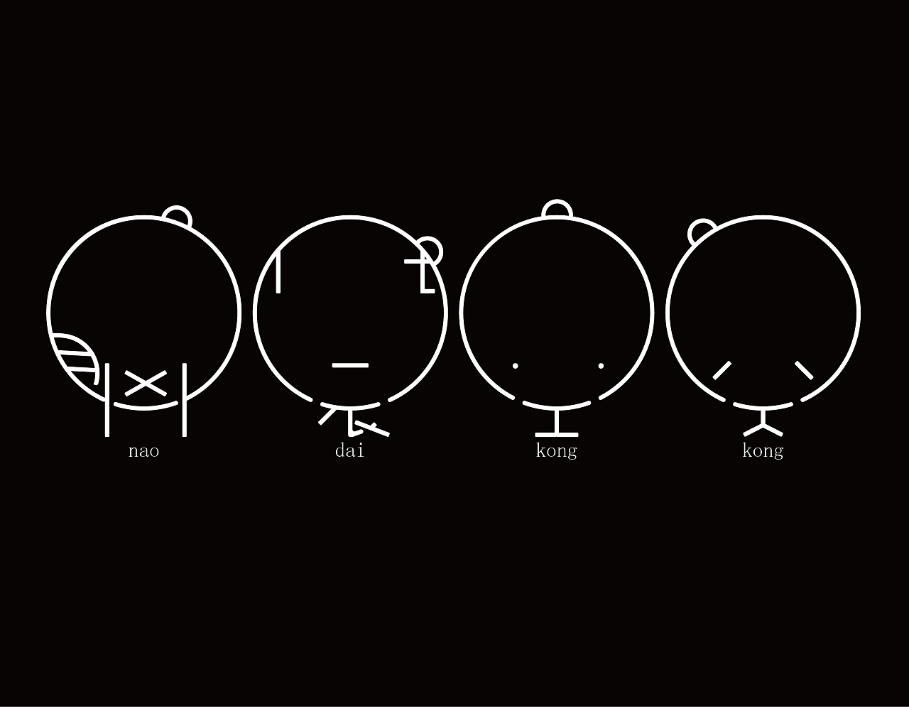 字体设计——脑袋空空