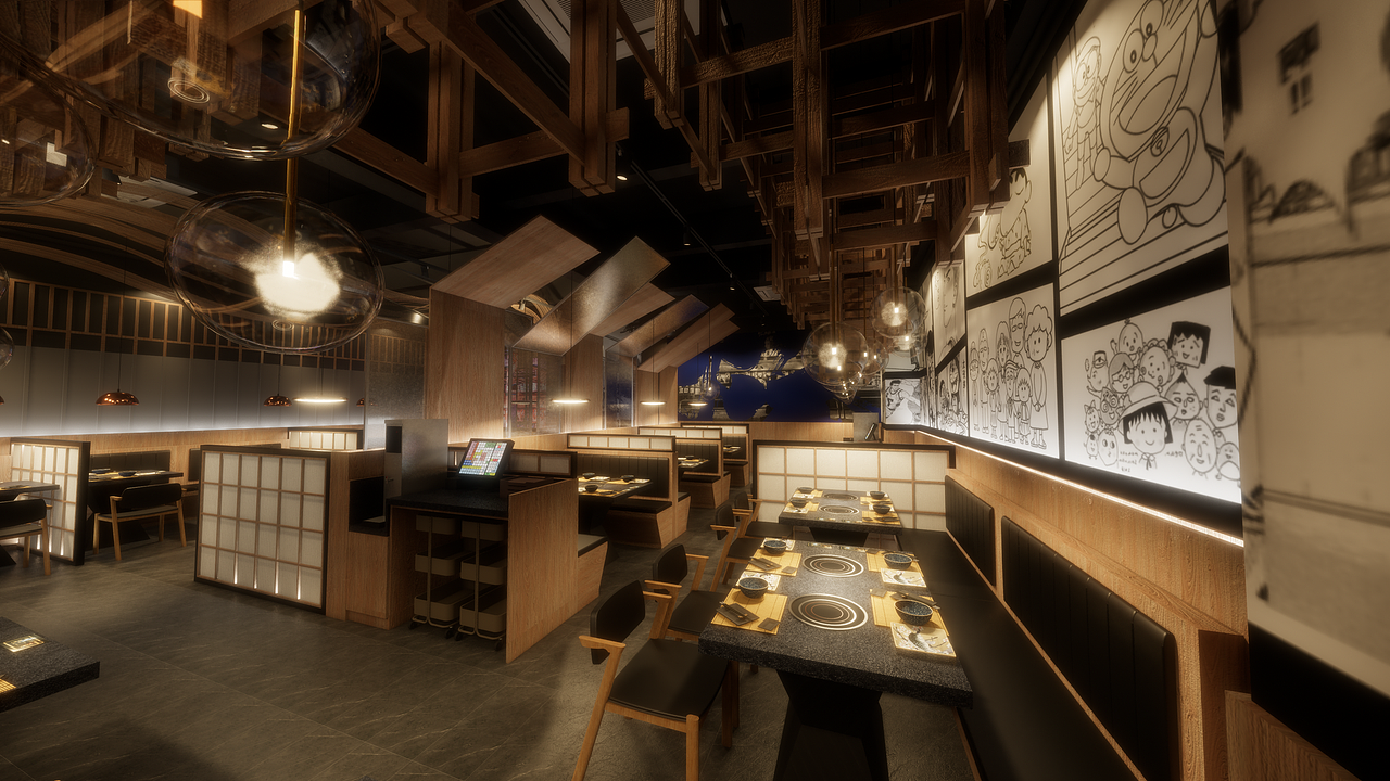 今崎烧-惠福路店（图ZMjkyOTMzMTI4） - 酒店餐饮设计 - 站酷设计师RamonDMaster原创素材 - 站酷ZCOOL