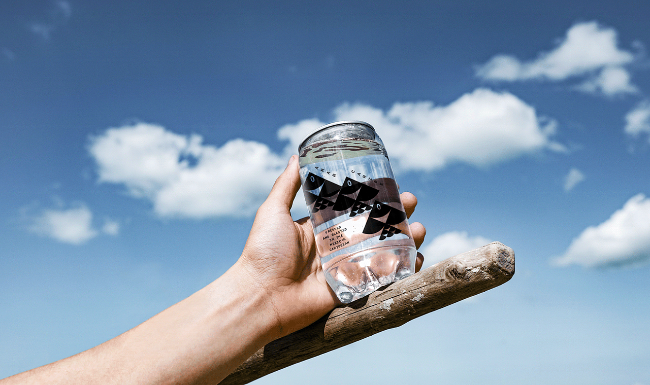 设计分享/ 天然水。