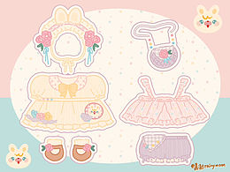 娃衣稿｜棉花娃娃｜bjd｜花仙子