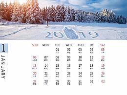 2019日歷茅臺(tái)酒