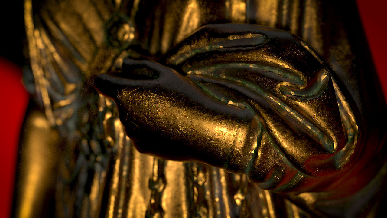 黄铜材质静帧渲染练习