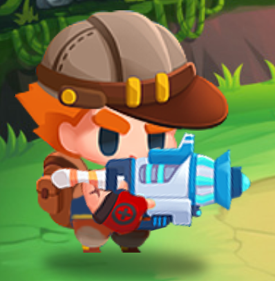 spine動畫-q版槍手（圖ZMjY2Mzg2NTk2） - 動效設計 - 站酷設計師四月東原創(chuàng)素材 - 站酷ZCOOL