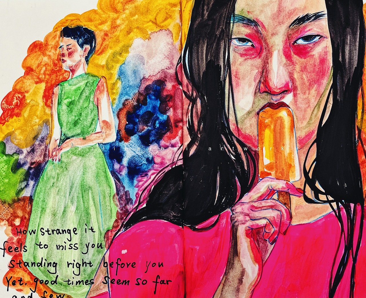 2022年第一本速写（图ZMjkwOTY0Mjcy） - 新锐潮流插画 - 站酷设计师我是霹雳倍倍原创素材 - 站酷ZCOOL