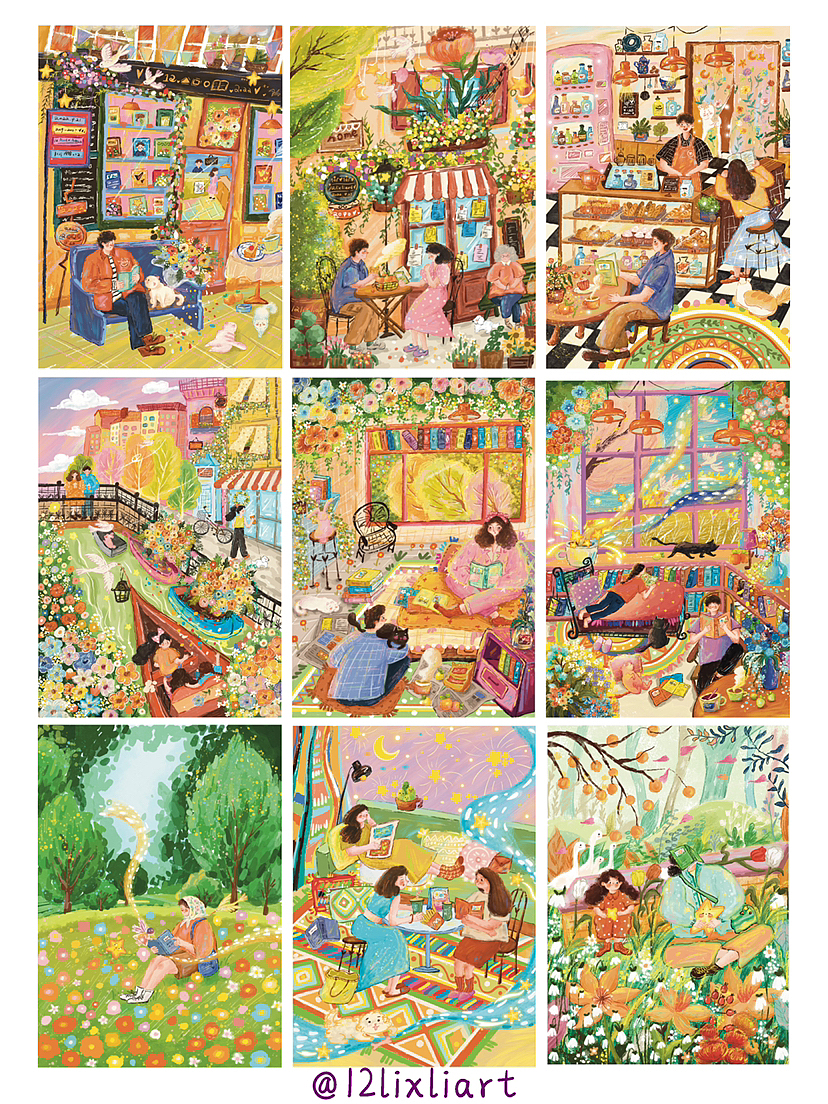 我的2022插畫總結(jié)（圖ZMzI3ODUwNjI4） - 商業(yè)插畫 - 站酷設(shè)計師1237十二原創(chuàng)素材 - 站酷ZCOOL